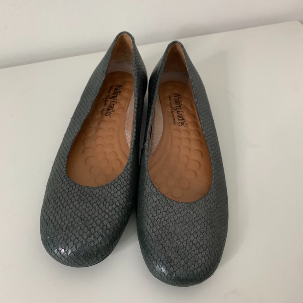 Walking Cradle "Snakeskin" Ballet Flats